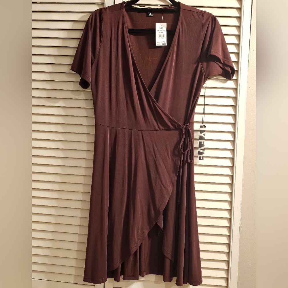 Burgundy dress